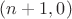$(n+1, 0)$