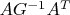 $AG^{-1}A^T$