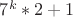 $7^k \ast 2+1$ $7^k \ast 2+1$