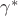 $\gamma^{\ast}$ $\gamma^{\ast}$