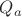 ${Q}_{a}$