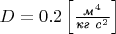 $D=0.2\left[\frac{\text{\textit м}^4}{\text{\textit{кг с}}^2}\right]$