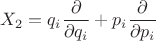 $X_2=q_i\dfrac{\partial}{\partial{q_i}}+p_i\dfrac{\partial}{\partial{p_i}}$