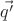 $\vec{q'}$ $\vec{q'}$