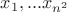 $x_1,...x_{n^2}$