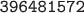 $\texttt{396481572}$