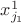 $x^{1}_{j_1}$