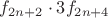 $f_{2n+2}\cdot 3 f_{2n+4}$