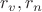 $r_v, r_n$