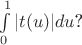 $\int\limits_0^1|t(u)|du$?