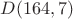$D(164,7)$