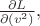 $\frac{\partial L}{\partial(v^2)},$