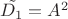 $\tilde{D_{1}}=A^2$