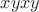 $xyxy$