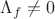 $\Lambda_f \neq 0$