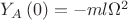 $Y_A\left(0\right) = -ml\Omega^2$