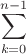 $$\sum^{n-1}_{k=0}$$