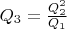$Q_3 = \frac{Q_2^2}{Q_1}$
