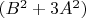 $(B^2 + 3 A^2)$