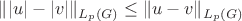 $\||u|-|v|\|_{L_p(G)} \leq \|u-v\|_{L_p(G)}$