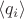 $\langle q_i\rangle$