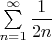 $\sum\limits_{n=1}^{\infty}\dfrac{1}{2n}$