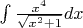 $\int \frac{x^4}{\sqrt{x^2+1}}dx$