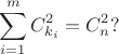 $$
\sum_{i=1}^mC_{k_i}^2=C_n^2?
$$