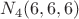 $N_4(6,6,6)$
