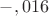 $-,016$