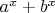 $a^x+b^x$