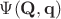 $\Psi(\mathbf{Q},\mathbf{q})$