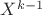 $ X^{k-1}$