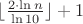 $\lfloor \frac{2\cdot\ln n}{\ln 10}\rfloor+1$