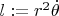 $l: = r^2 \dot \theta $