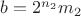 $b=2^{n_2}m_2$