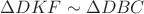 $\Delta DKF \sim\Delta DBC$