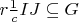 $r \frac{1}{c} I J \subseteq G$