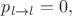 $p_{l \to l} = 0,$