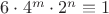 $6\cdot4^m\cdot2^n\equiv1$