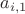 $a_{i, 1}$