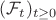 $(\mathcal{F}_t)_{t \ge 0}$