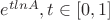 $e^{t lnA}, t \in [0,1]$