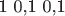 1    0,1 0,1