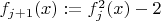$f_{j+1}(x):=f_j^2(x)-2$