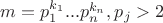 $m=p_1^{k_1}...p_n^{k_n}, p_j>2$