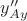 $y''_{Ay}$ $y''_{Ay}$