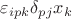$\varepsilon_{ipk}\delta_{pj}x_k$