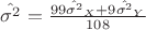 $\hat{\sigma^2}=\frac{99\hat{\sigma^2}_X+9\hat{\sigma^2}_Y} {108}$