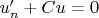 $u'_n+Cu=0$